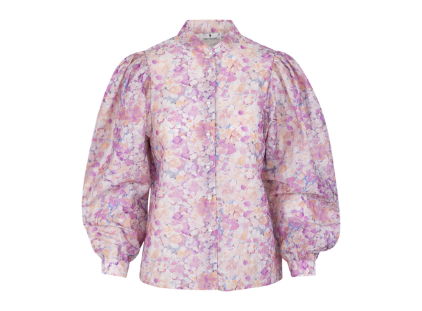 Candie Shirt Pink AOP M Silk print shirt 