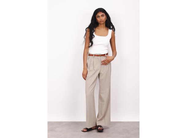Cathrine Pants Beige M Taylored pants 