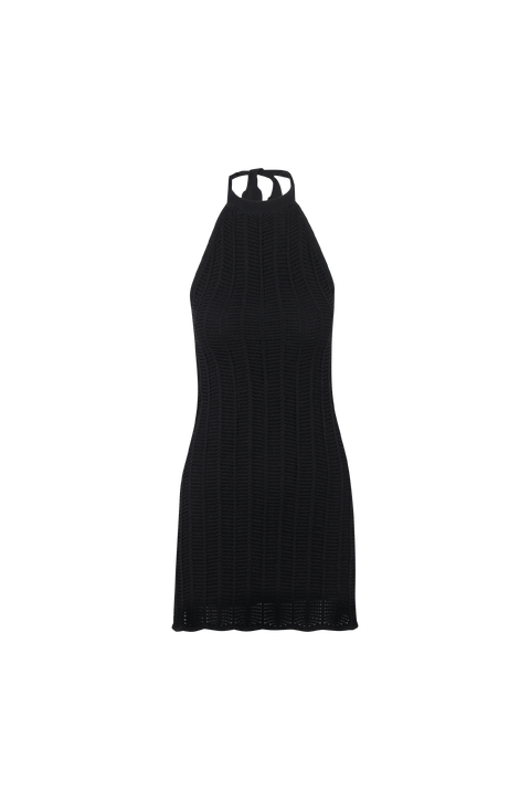 Daniella Dress Halterneck crochet dress