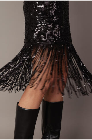 Dixi Skirt Party sequins midi skirt