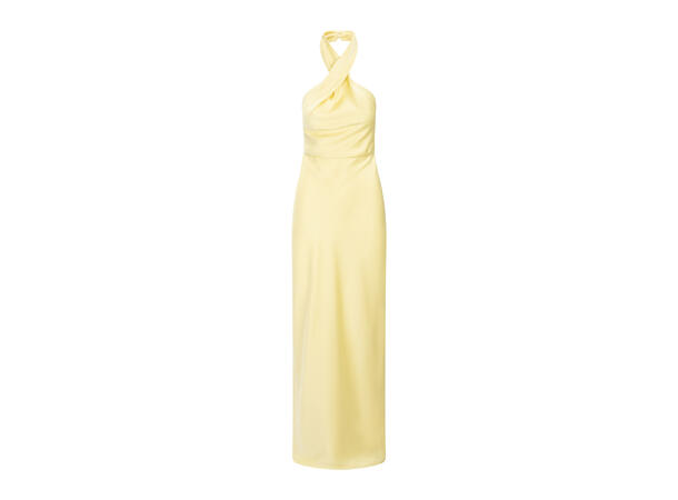 Dolores Dress Light Yellow M Halter-neck maxi dress 