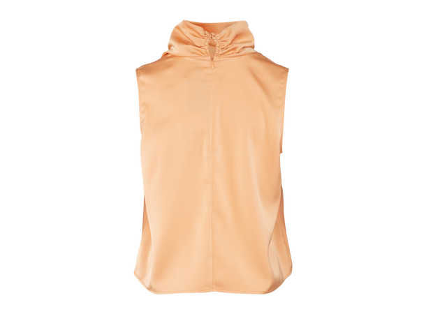 Ellinor Top Nectarine S Satin watefall top 