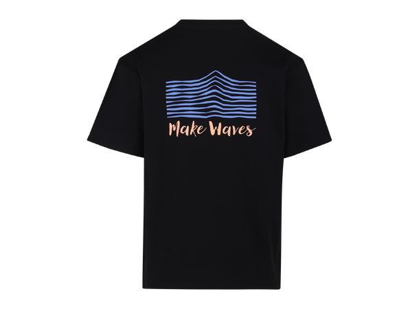 Enea Tee Black Ocean Child L Graphic print tee 