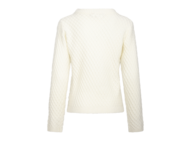 Ethel Sweater Cream M Merino cable sweater 