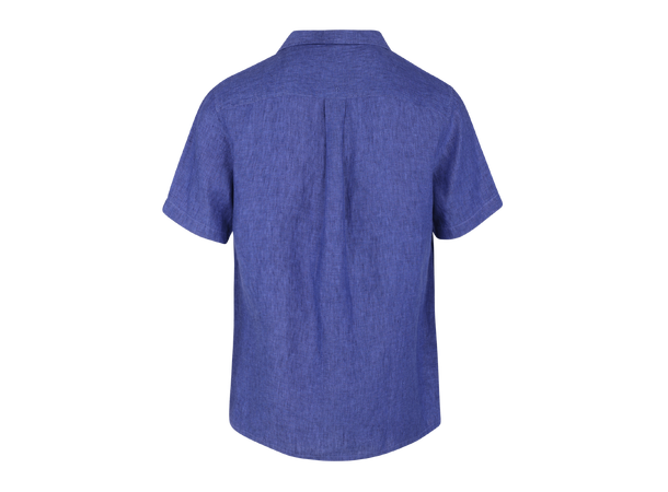 Giuseppe SS Shirt Blue S Camp collar SS linen shirt 