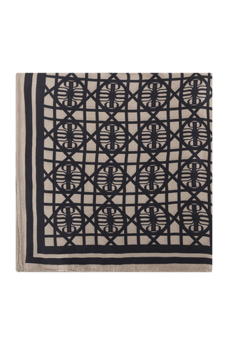 Havana Silk Scarf Round emblem silk scarf