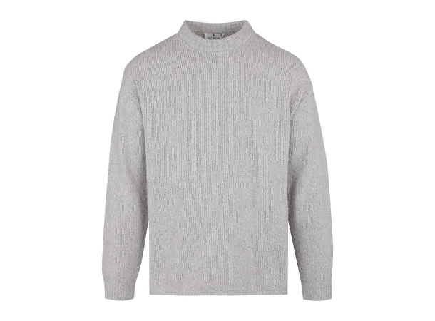 Jaques Sweater Light grey M Teddy soft knit sweater 