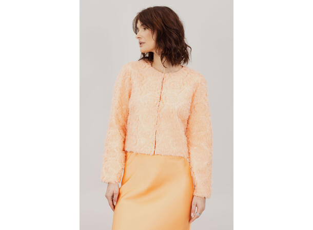 Kate Jacket Nectarine XS Flower tulle jacket 