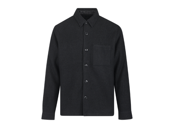 Lavo Overshirt Black L Boiled wool overshirt 