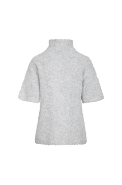 Leah SS Turtleneck Short sleeved alpaca turtleneck