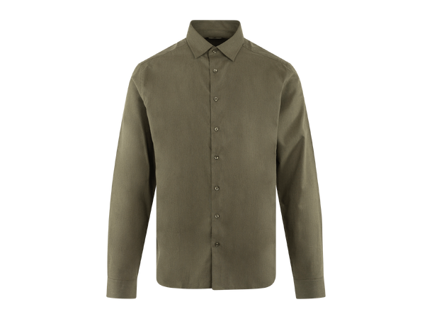 Ludde Shirt Olive M Oxford Lyocell shirt 