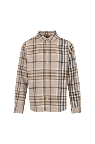 Made Shirt Check wool shirt