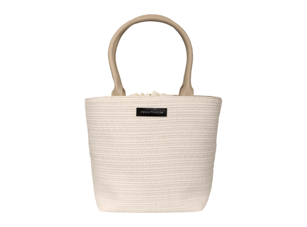 Madrid Bag Cream One Size Shopping hang bag 