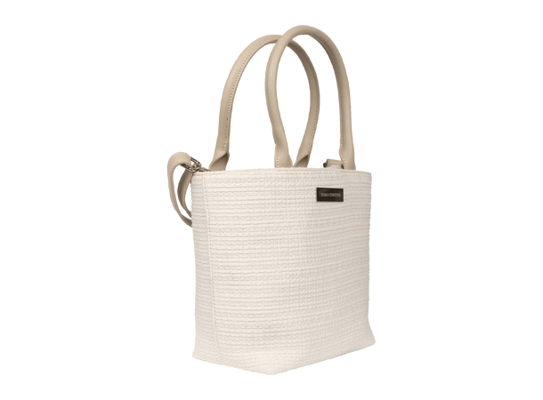 Madrid Bag Cream One Size Shopping hang bag 