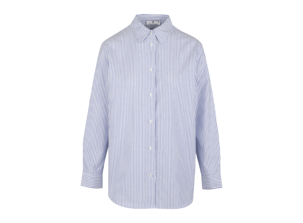 Nia Shirt Blue L Oversized shirt with pockets 