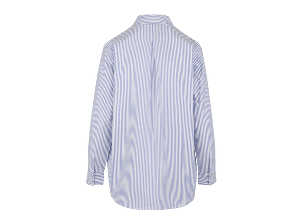 Nia Shirt Blue L Oversized shirt with pockets 