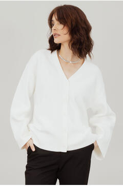 Suzan Cardigan Boxy organic cotton cardigan