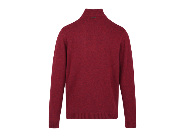 Tommi Half-zip Wine L Lambswool half-zip sweater 