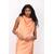 Ellinor Top Nectarine S Satin watefall top 