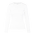 Bibi Top LS White S Organic LS rib top 