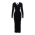 Augustina Dress Black L Cut-out maxi dress 