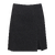 Christina Skirt Black M Linen mini skirt 