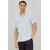 Folke SS Shirt Light Blue M Striped linen SS shirt 