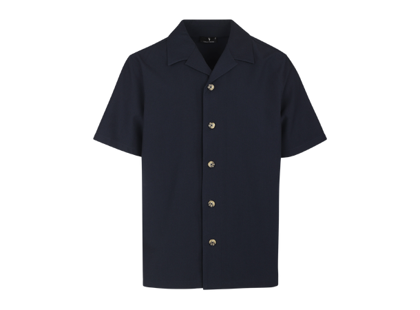 Baggio Shirt Dark Navy M Camp collar SS shirt 