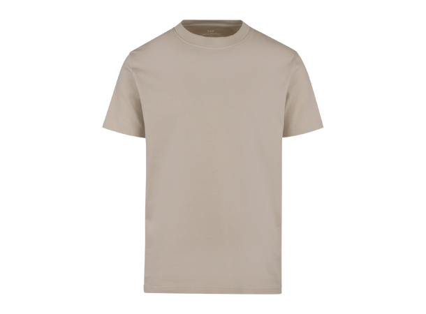 Bruno R-neck Tee Light Sand M Organic cotton R-neck t-shirt 