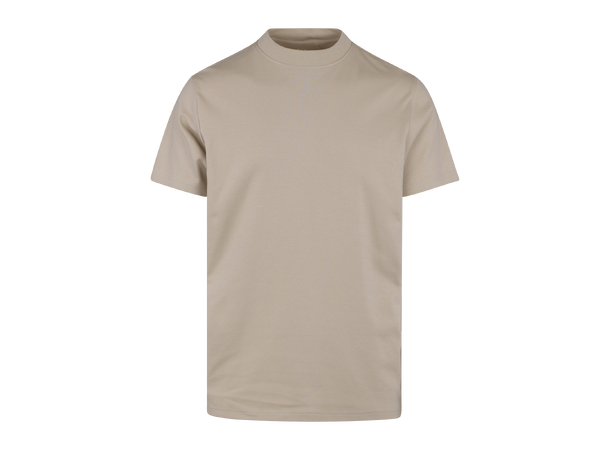 Bruno Tee Light Sand M Organic cotton mock neck 
