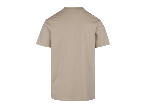 Bruno Tee Light Sand M Organic cotton mock neck 