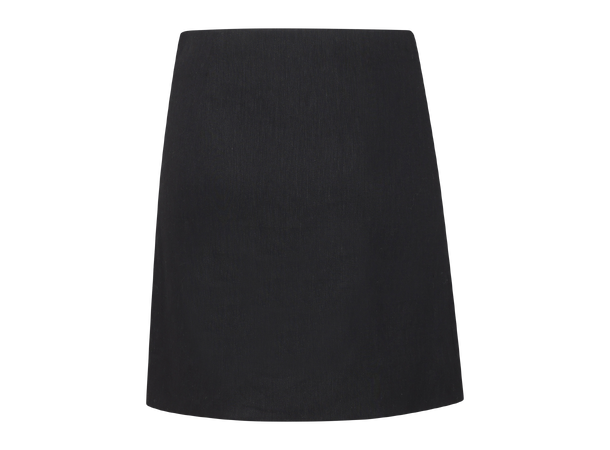 Christina Skirt Black M Linen mini skirt 