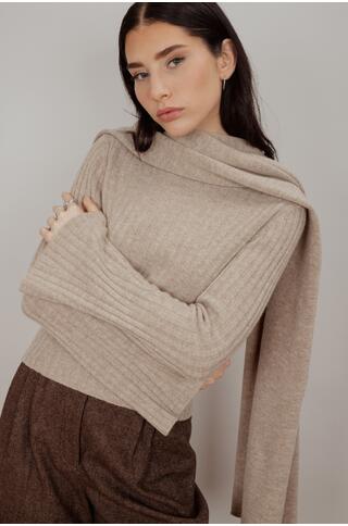 Dakota Sweater Merino rib sweater