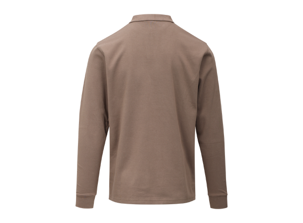 Dani LS Pique Chocolate Chip XXL Interlock LS polo pique 