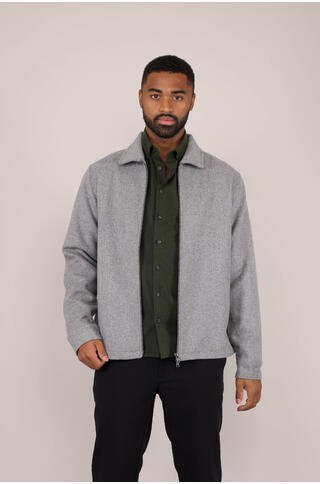 Danni Overshirt Wool zip overshirt
