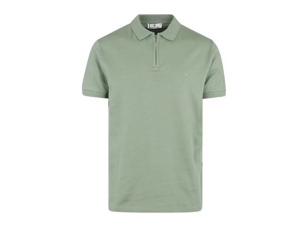Denis SS Pique Hedge green M Interlock SS polo pique 