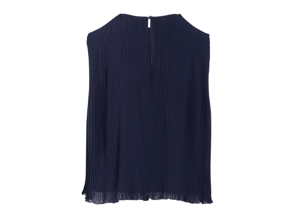 Elisa Top Dark Navy S Plissé top 
