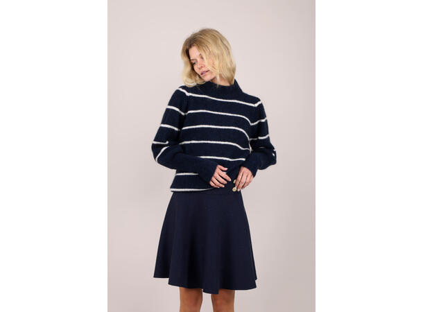 Flizan Skirt Navy M Viscose skirt with UP logo buttons 
