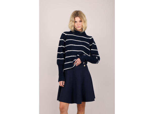 Flizan Skirt Navy M Viscose skirt with UP logo buttons 