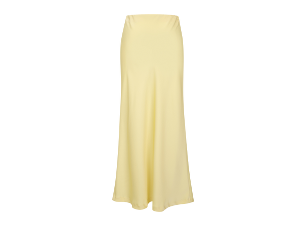 Gamma Skirt Light Yellow S Maxi satin slip skirt 
