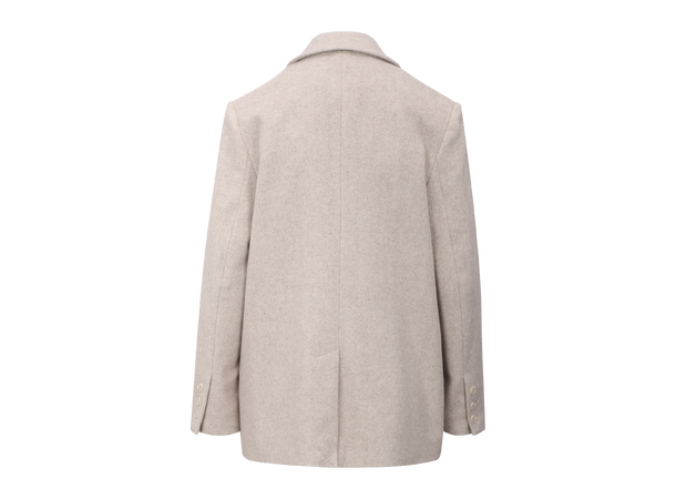 Hera Blazer Sand M Oversized wool blazer 
