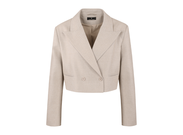 Hermina Blazer Beige M Cropped blazer 