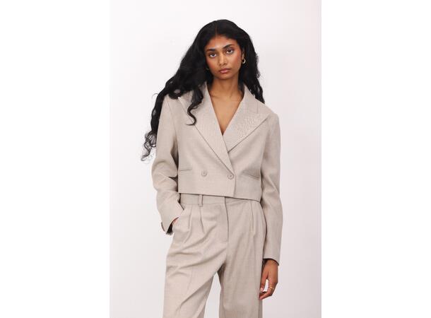 Hermina Blazer Beige M Cropped blazer 