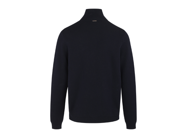 Jorge Half-zip Dark Navy XL Cotton knit half-zip 