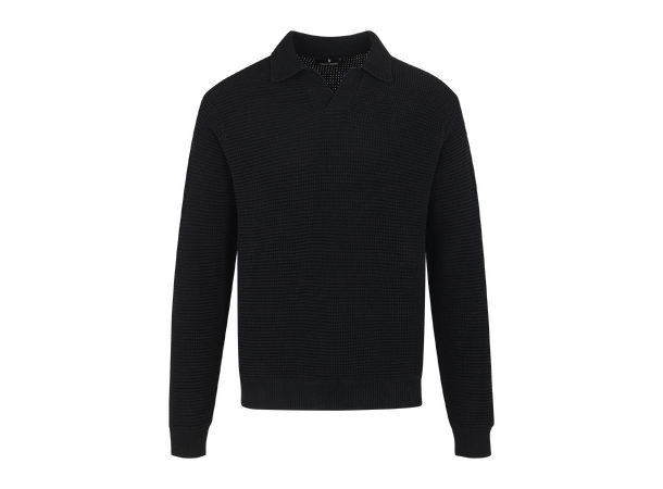 Julien Sweater Black M Structure knit sweater 