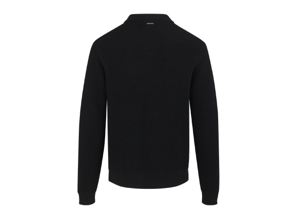 Julien Sweater Black M Structure knit sweater 