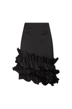 Juliet Skirt Satin ruffle skirt