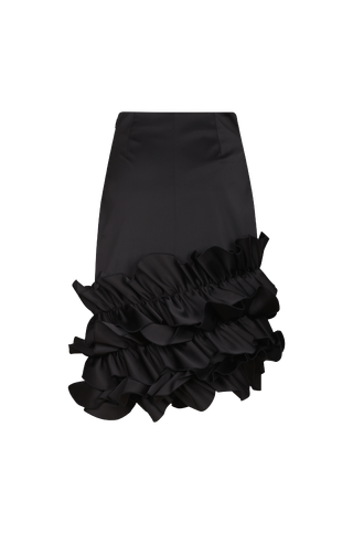 Juliet Skirt Satin ruffle skirt