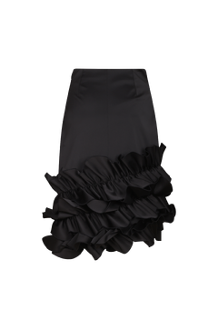 Juliet Skirt Satin ruffle skirt