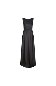 Keeley Dress Long dress w/waterfall at back
